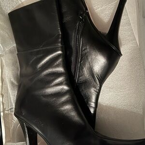 MADE IN SPAIN Bebe Black Leather Women's Boots made in spain